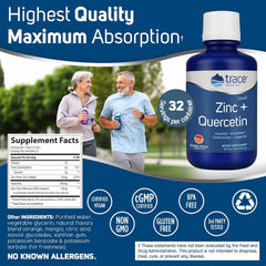 Trace Minerals bottle pours into glass to illustrate easy daily intake.