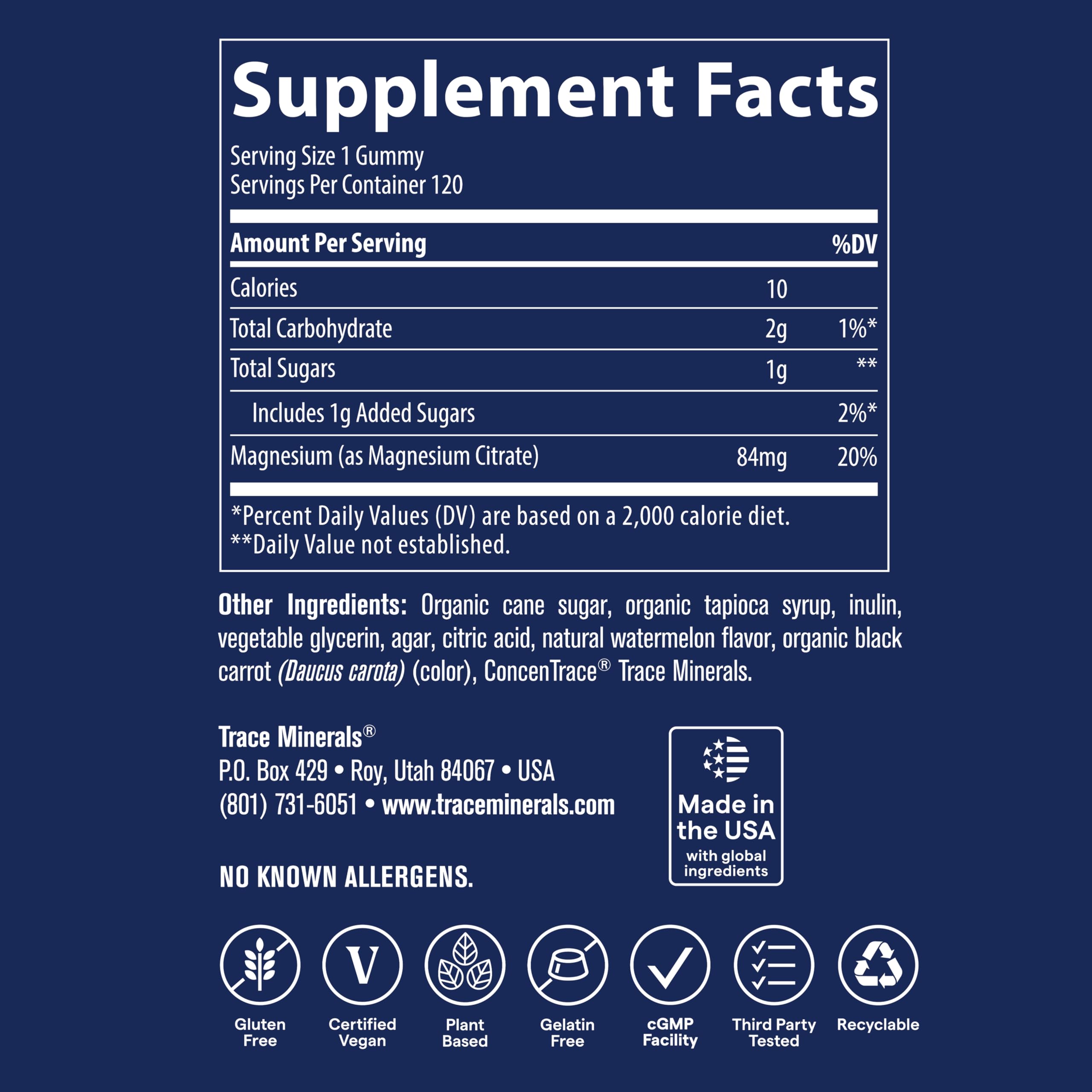 Trace Minerals Magnesium Gummies bone health concept graphic implies potential skeletal support