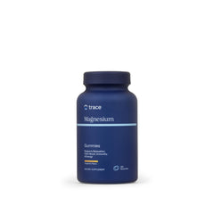 Trace Minerals Magnesium Gummies peach chew closeup showing a tasty daily relaxant.