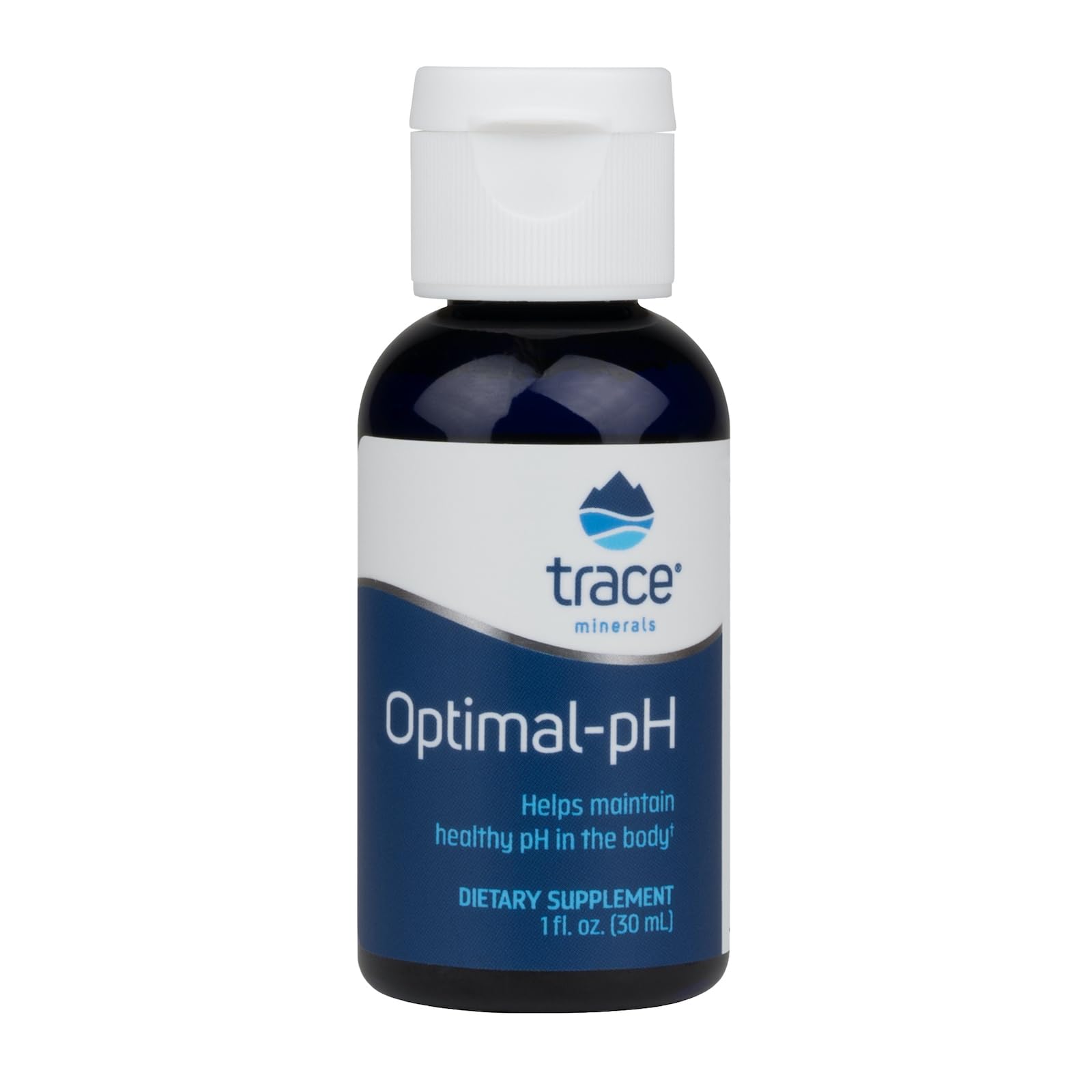 Trace Minerals Optimal pH bottle pour for daily hydration with pH balance