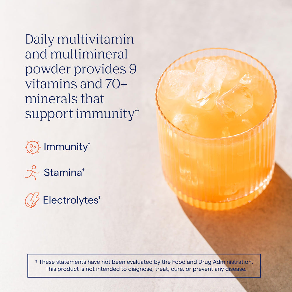 Trace Minerals Power Pak canister packaging shown for convenient daily mineral intake.