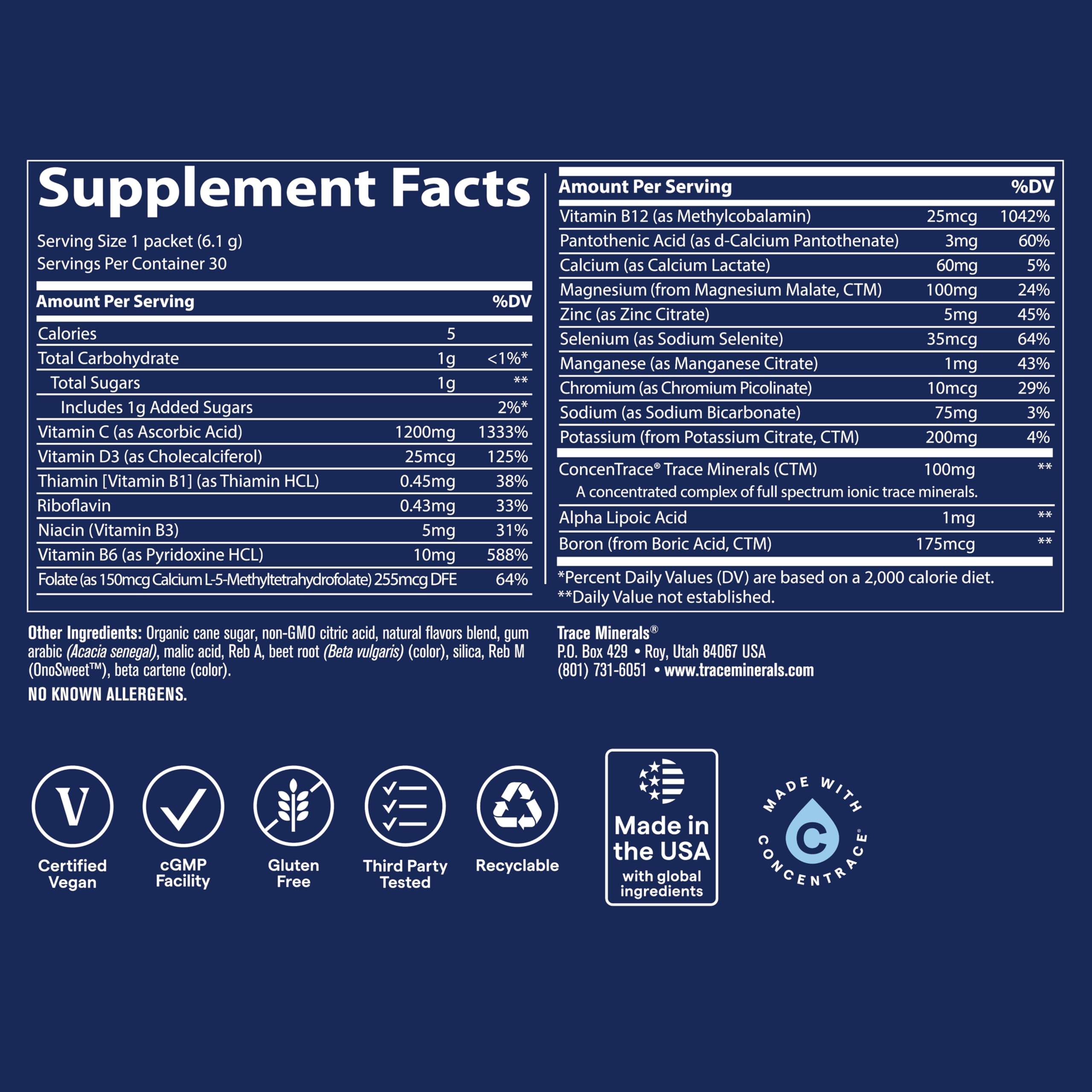 Trace Minerals Power Pak easy daily routine image suggests consistent use and mineral balance.