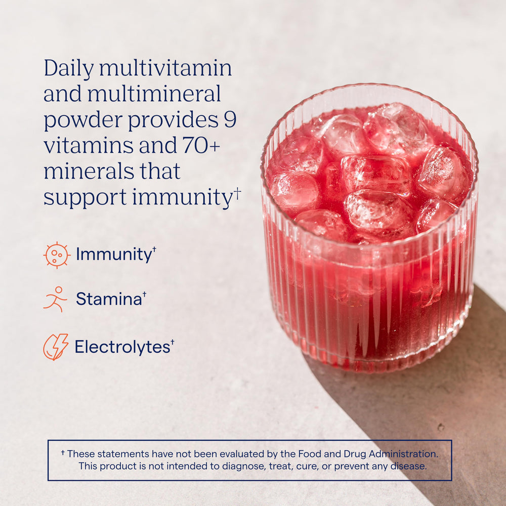 Trace Minerals Power Pak Lemon Lime packet shown for on-the-go electrolyte refreshment.