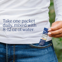 Trace Minerals Power Pak measuring spoon highlights easy dosing of vitamins and minerals.