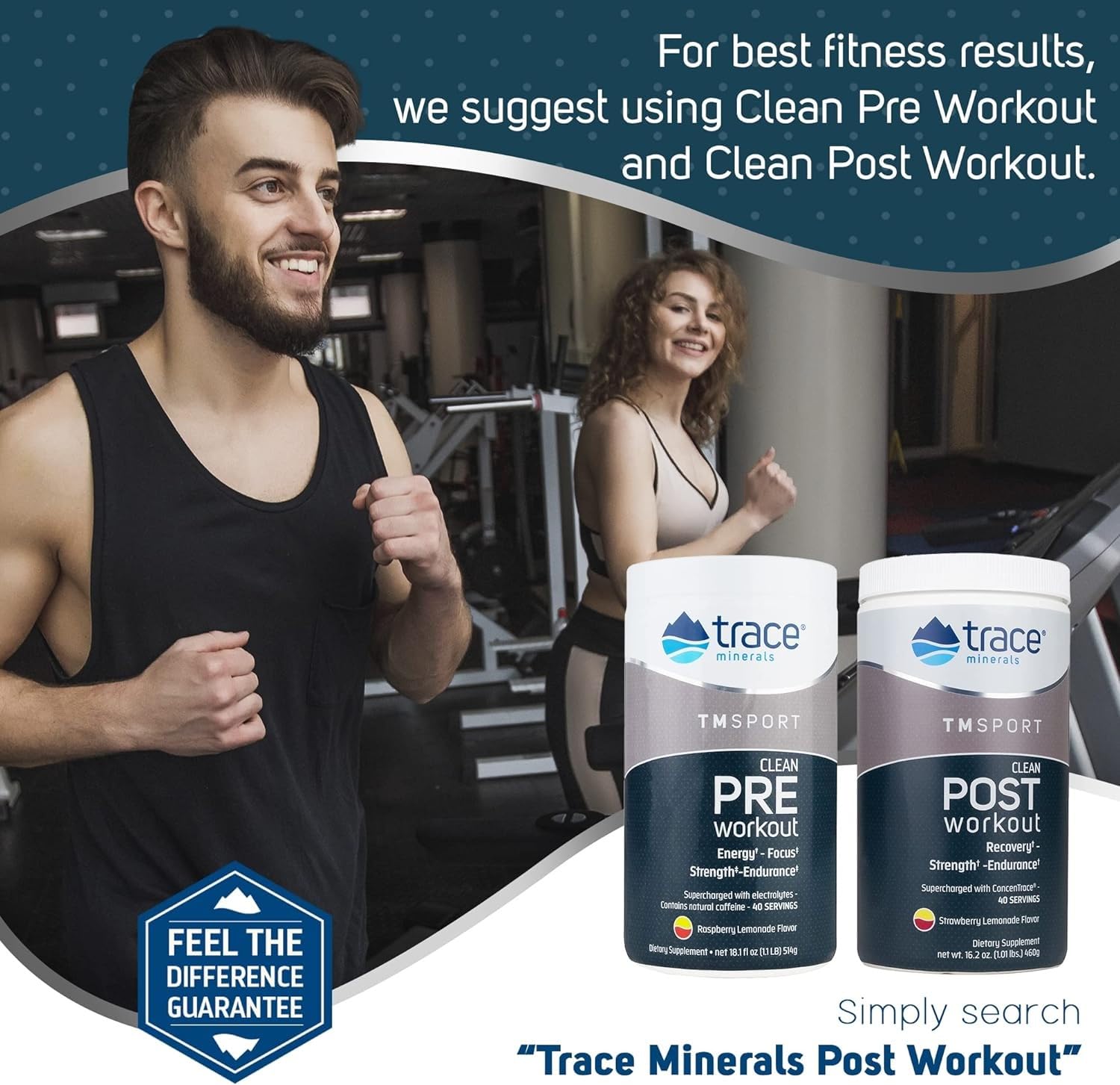 Trace Minerals Pre-Workout Raspberry Lemonade mixer poured into glass.