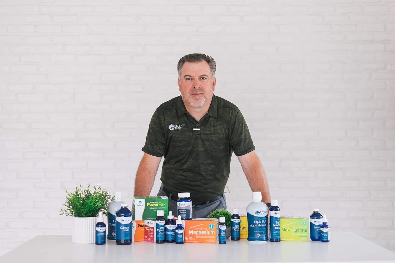 Trace Minerals Stress-X morning routine image promotes a simple wellness habit.