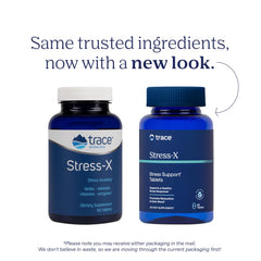 Stress-X sleep-support image suggests daily nourishment and balanced rest.
