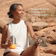 Trace Minerals Utah Sea Minerals measuring spoon shows simple dosage management.
