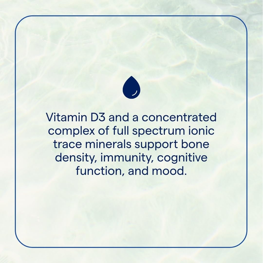 Trace Minerals Vitamin D3 label close-up highlighting tropical cherry flavor and liquid form.