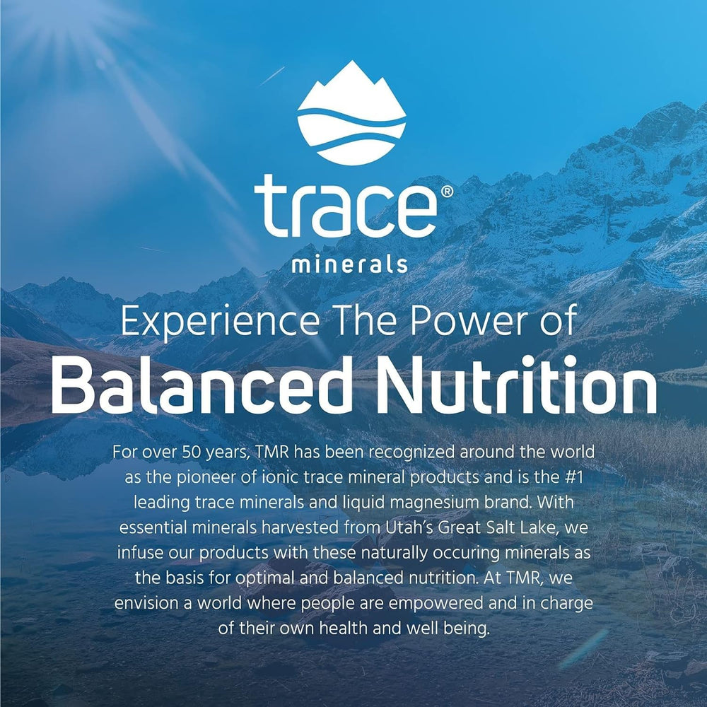 Trace Minerals ConcenTrace dosage guidance showing 1–3 capsules daily