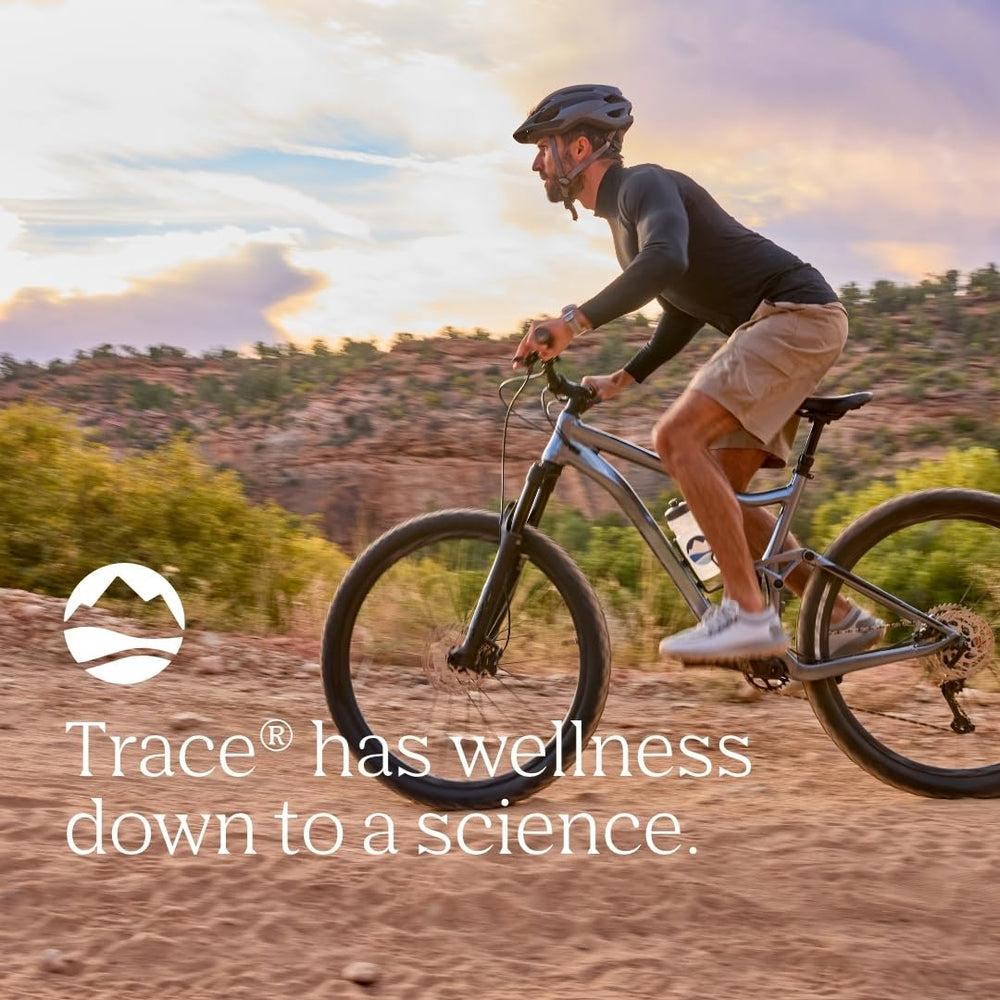 Trace Minerals ConcenTrace packaging close-up highlighting sustainability