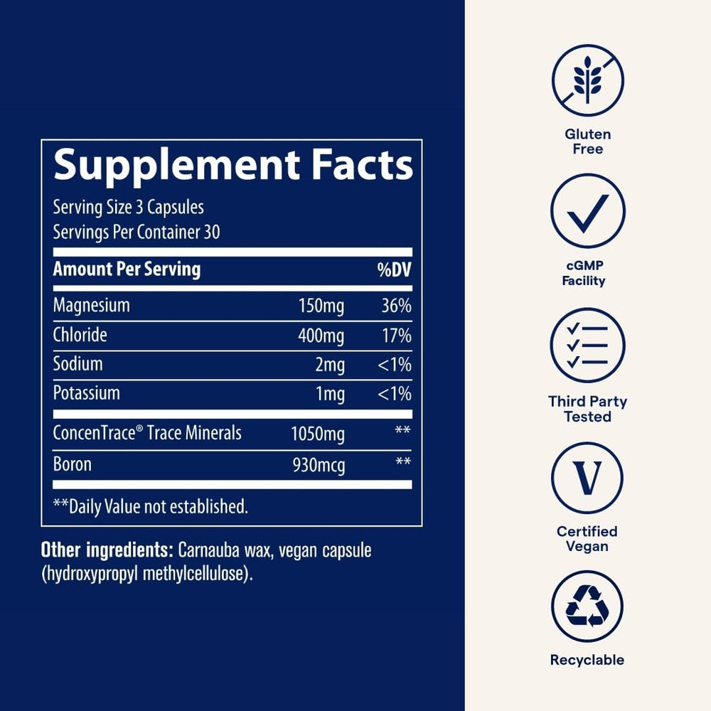 Trace Minerals ConcenTrace USA harvest depiction underscores long-standing mineral sourcing