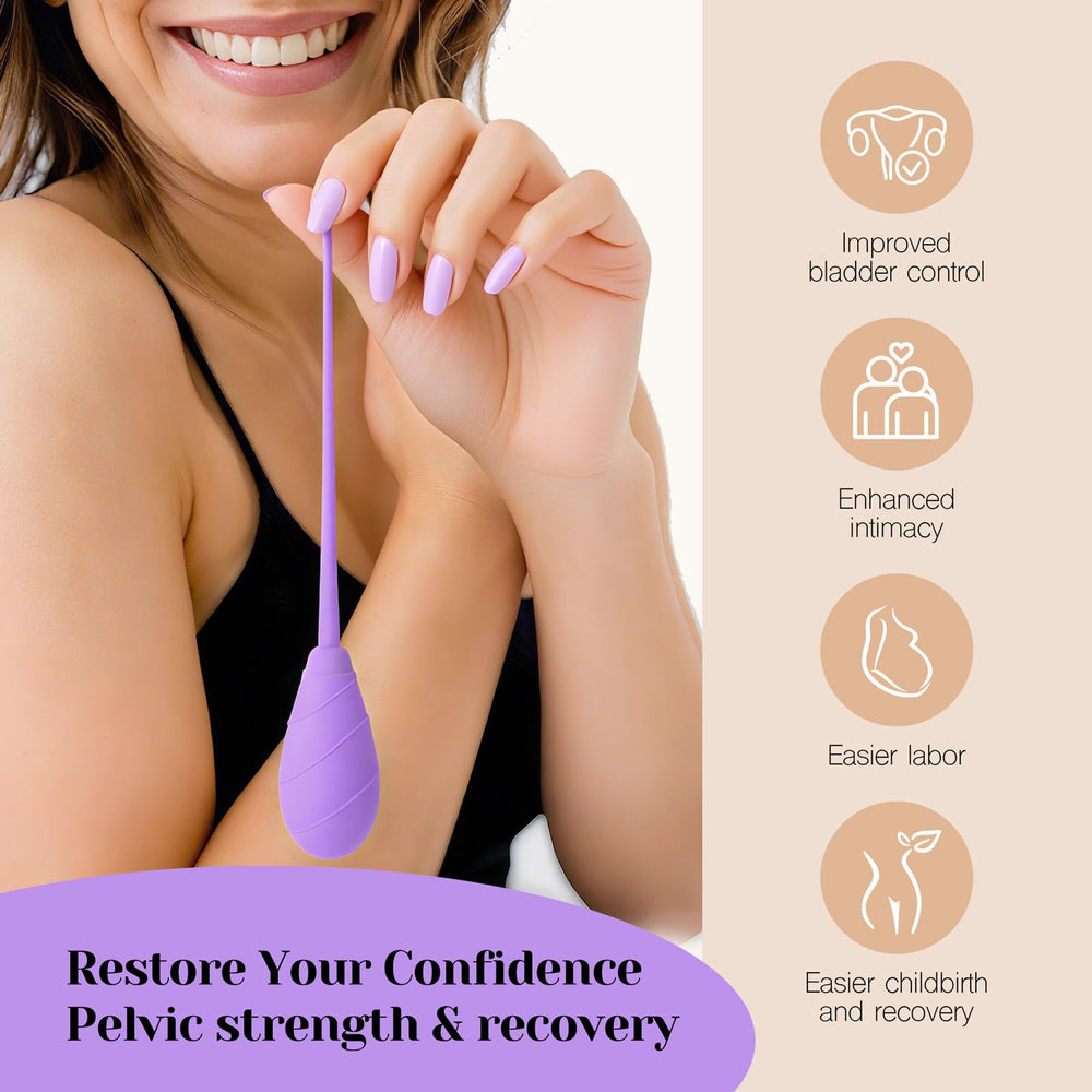 Tracy's Dog Kegel Weights System 15-minute daily routine fits into busy days.