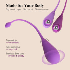 Tracy's Dog Kegel Weights System medical-grade silicone for hygienic, hypoallergenic use.