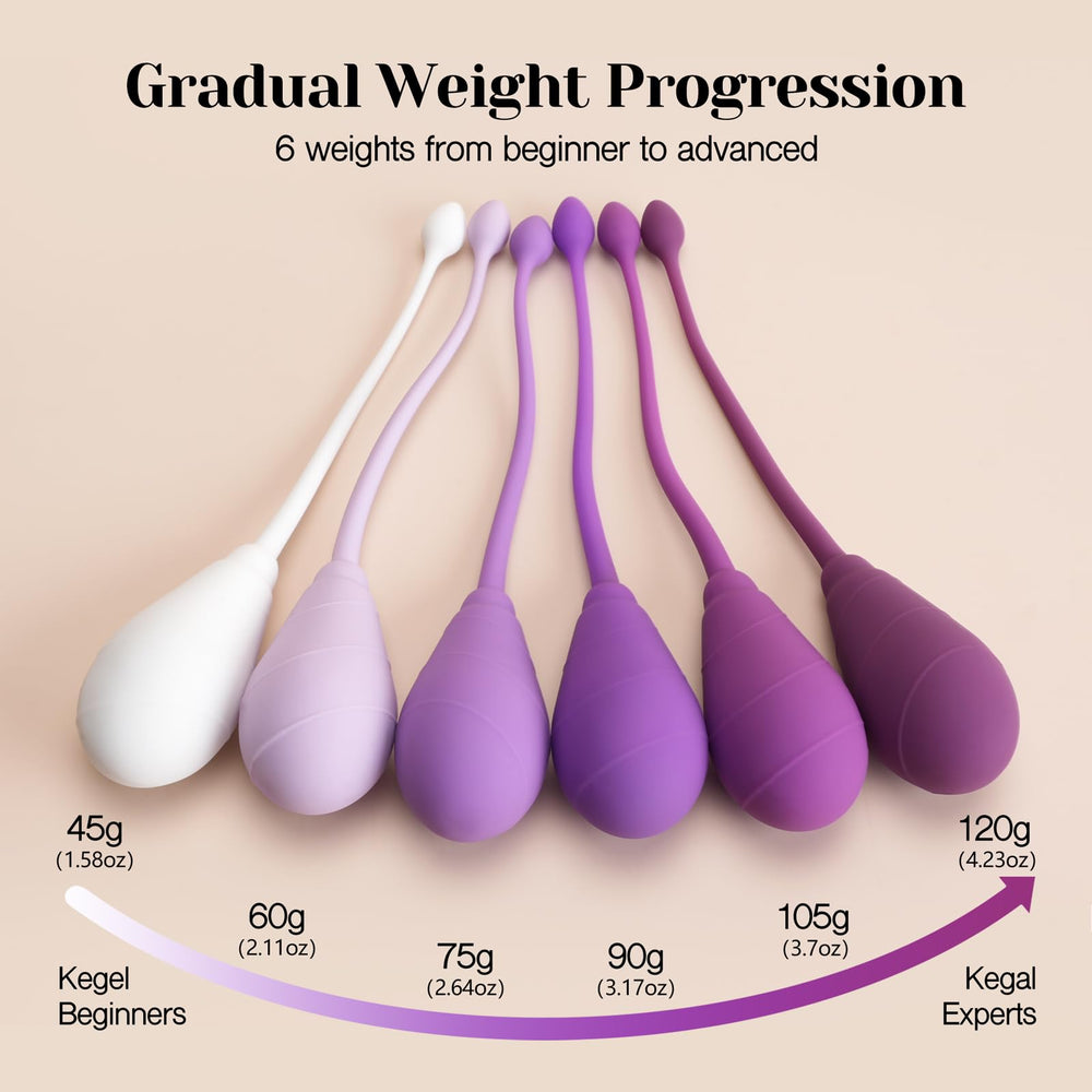 Tracy's Dog Kegel Weights System stainless-steel core provides precise, predictable weight feel.