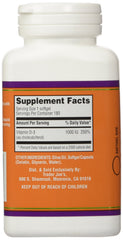Close-up of Trader Joe's Vitamin D-3 softgels showcasing gelatin capsules and 1000 IU potency