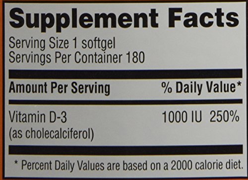 Trader Joe's Vitamin D-3 bottle with label highlighting gluten-free and allergen-conscious formula