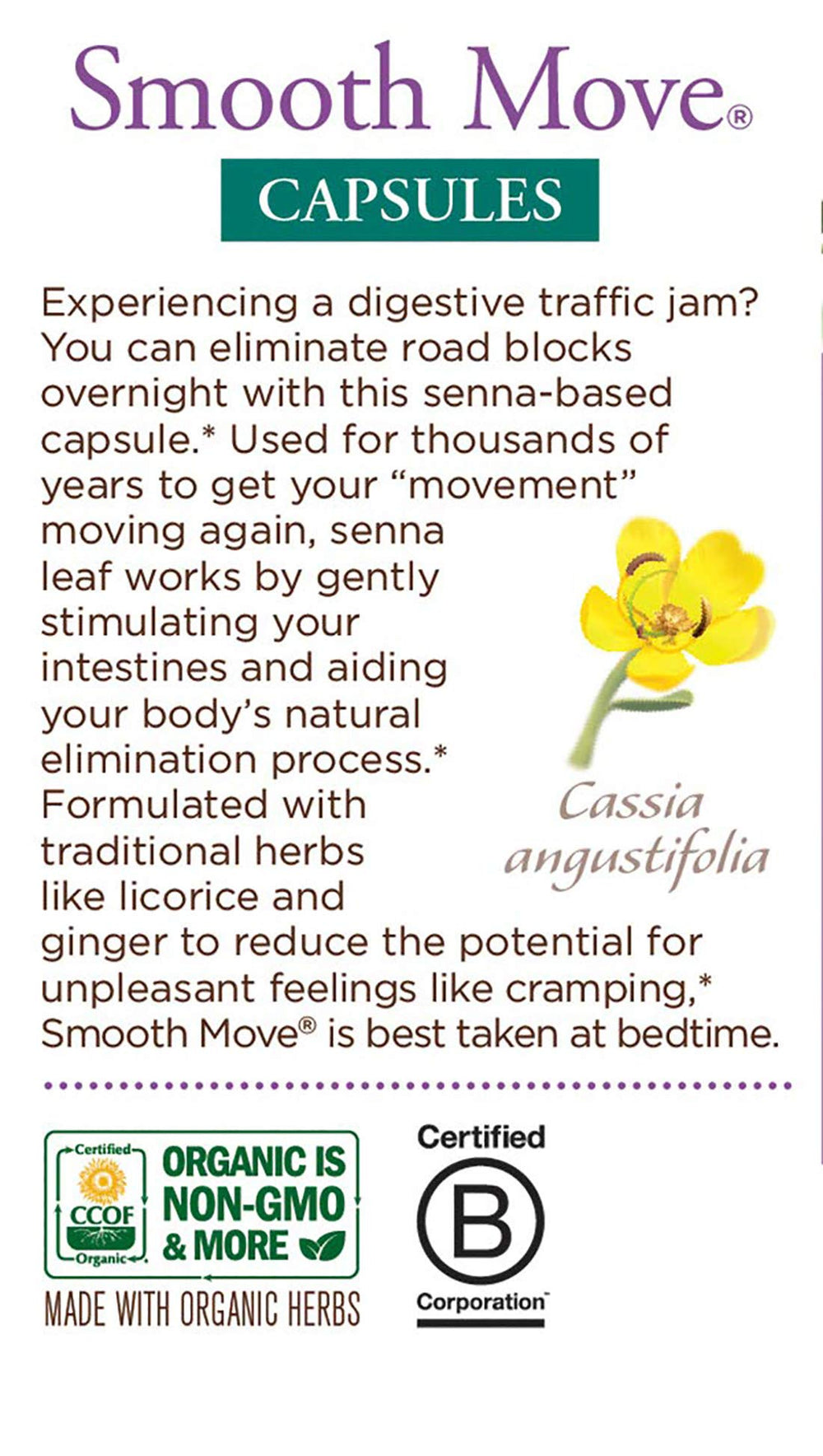 Bottle in hand conveys travel-friendly digestion support.