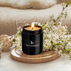 Close-up of TranquilBliss wax showing natural soy and fragrance.