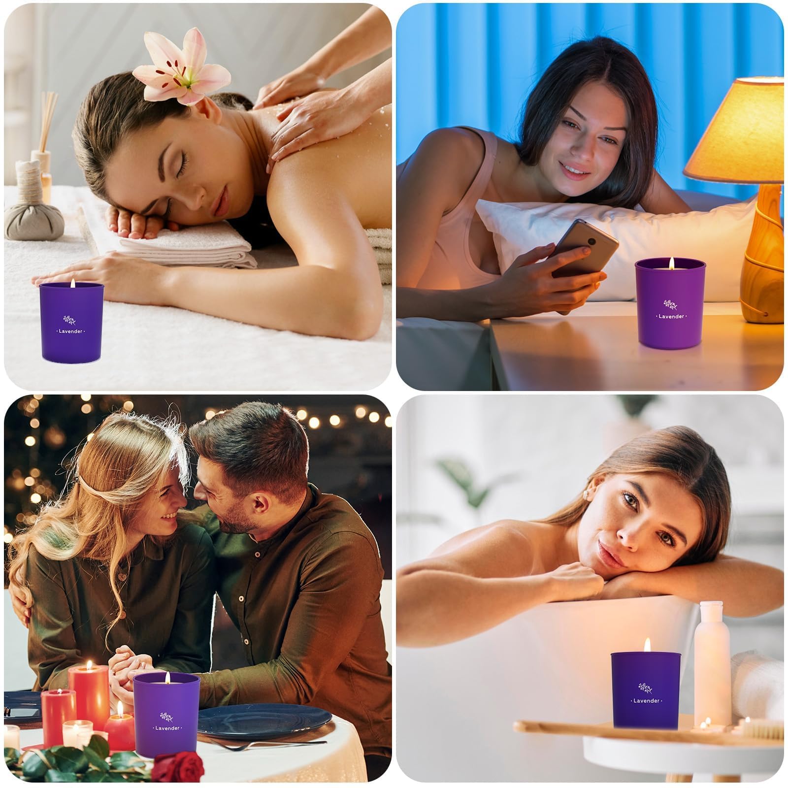 Lavender fragrance creates a calming home ambience with TranquilBliss.