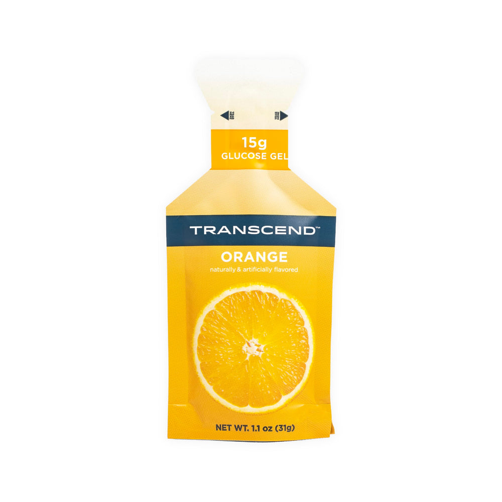 Transcend orange gel 10-pack for on-the-go fueling during workouts.