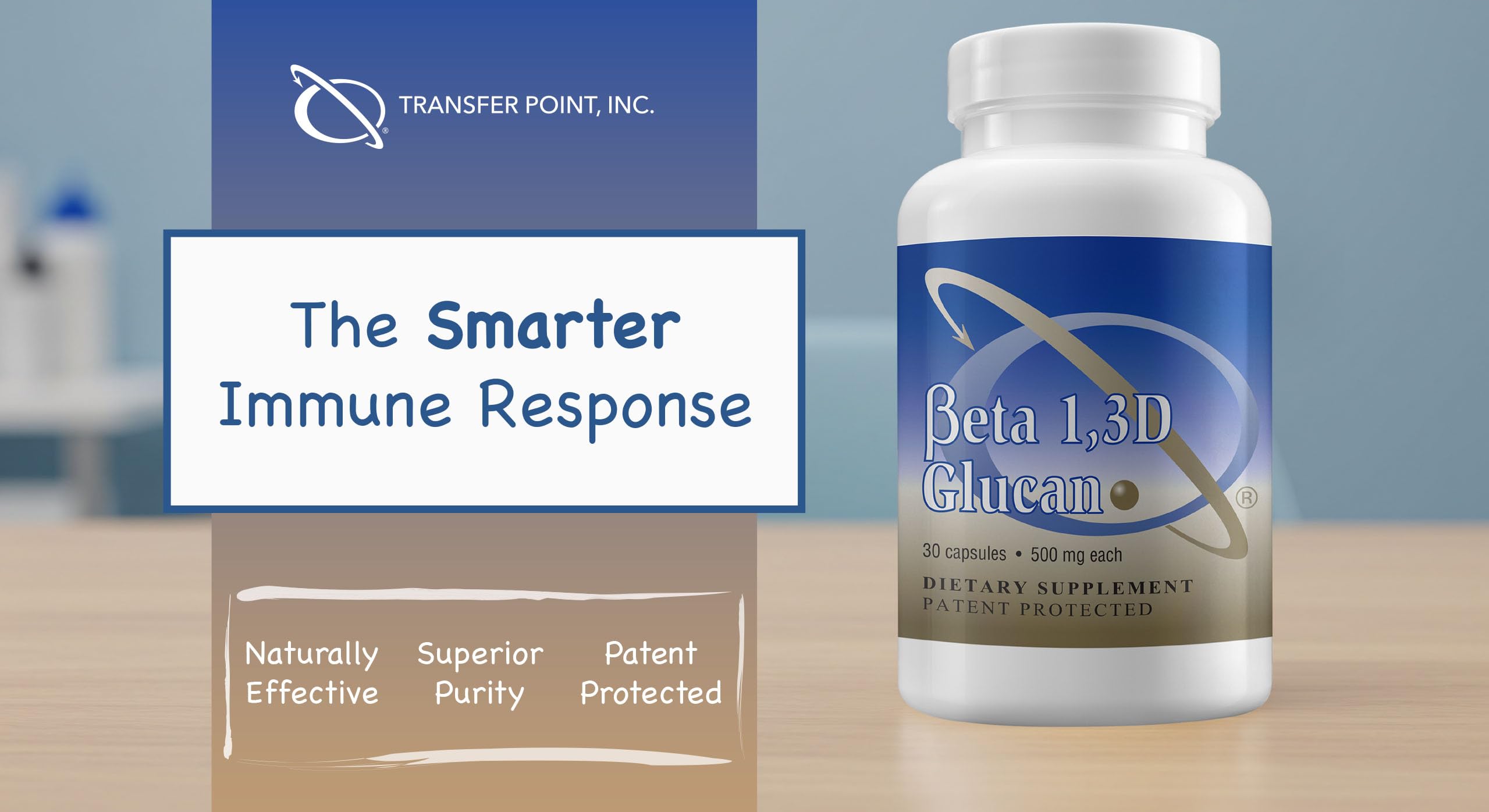 Pet use note: Transfer Point Beta Glucan suitable for animals with guidance