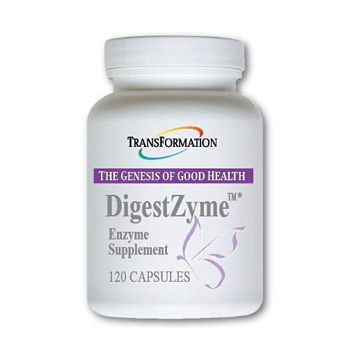 Transformation Good Health DigestZyme bottle for gentle daily digestive support