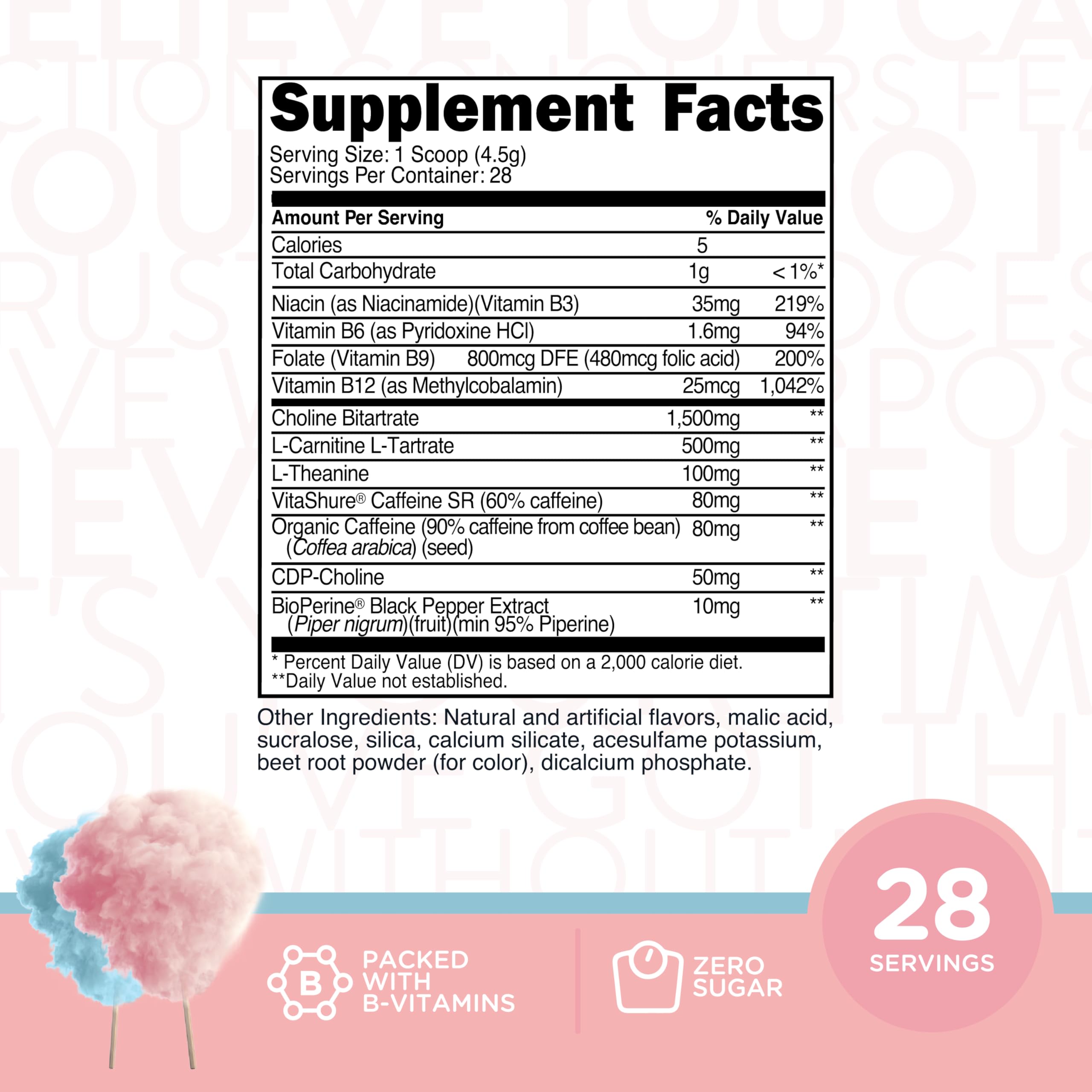 TransformHQ Energy & Focus Powder scoop ready for quick focus boost.