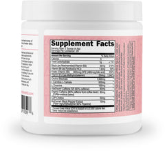 Glass with TransformHQ drink showing cotton candy flavor and clarity.