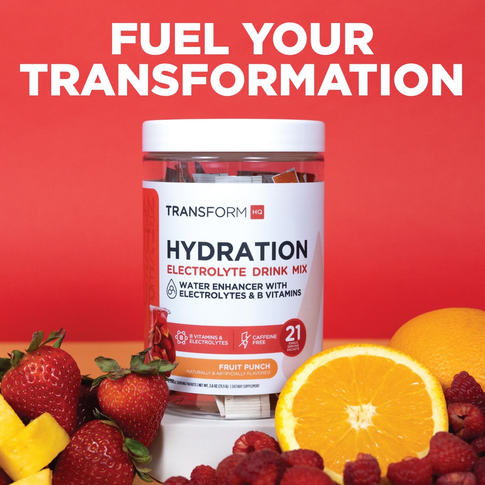 TransformHQ Hydration Active Lifestyle Energy hints at steady energy