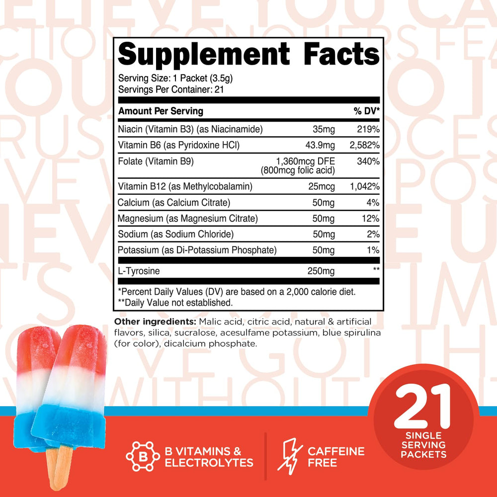 TransformHQ Hydration Box 21 Packets for travel and gym use