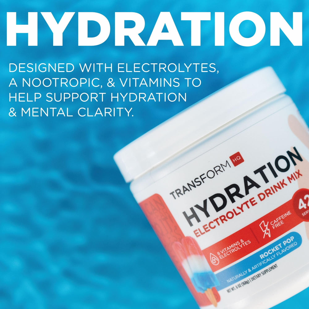 TransformHQ Hydration glass ready to drink, ideal after exercise