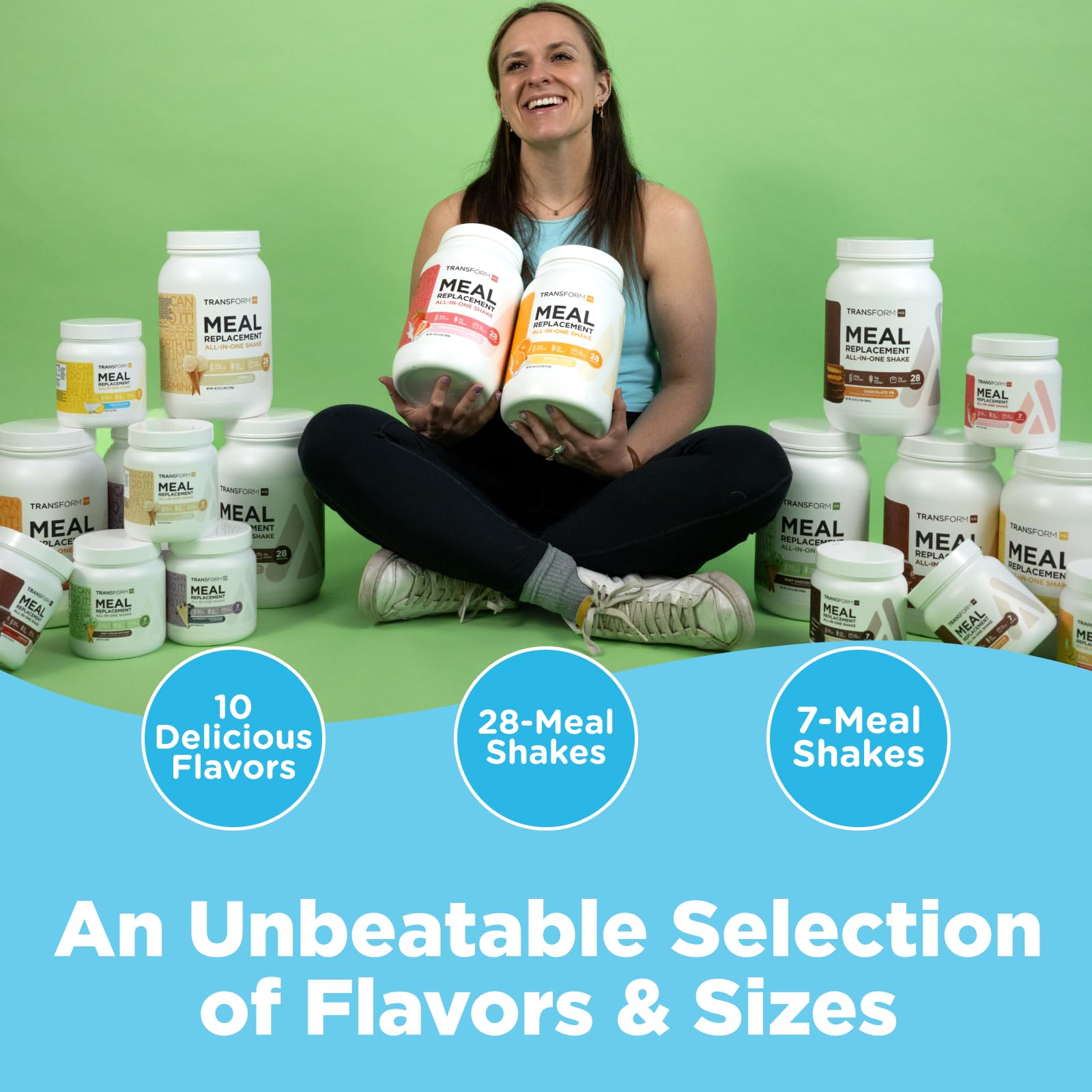 TransformHQ nutrition label highlights gluten free and non-GMO attributes