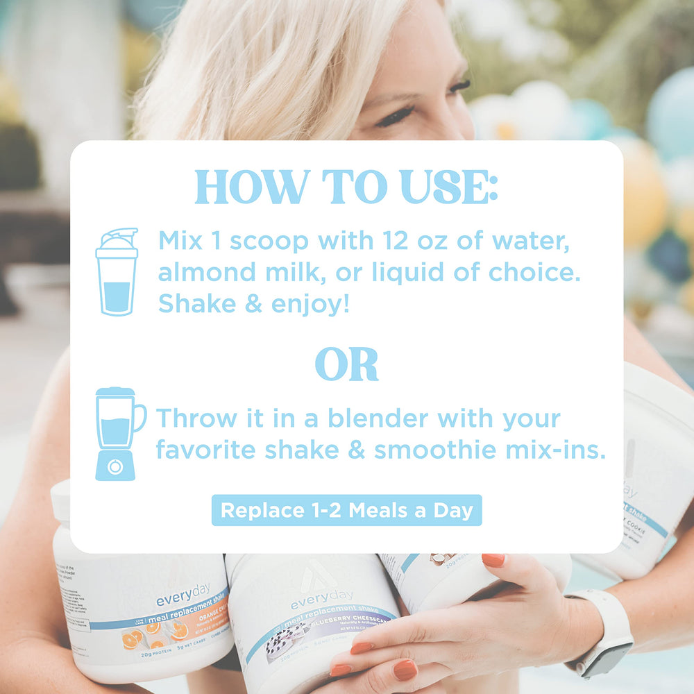 TransformHQ shake poured over ice for on-the-go nourishment