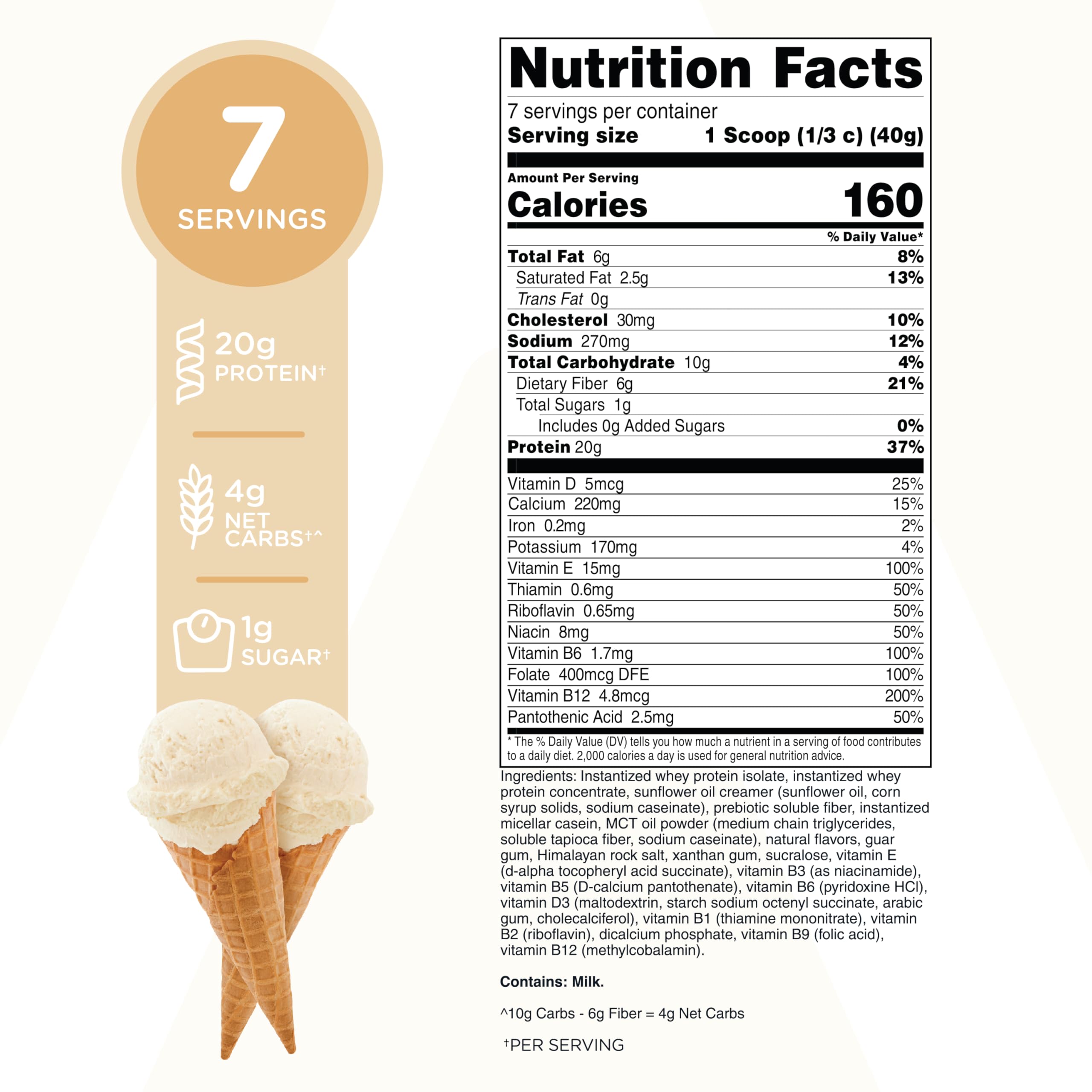TransformHQ Vanilla meal replacement scoop demonstrates convenient serving for on-the-go meals.