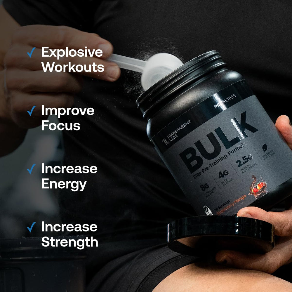 Shaker with Bulk Black ready to mix for training sessions.