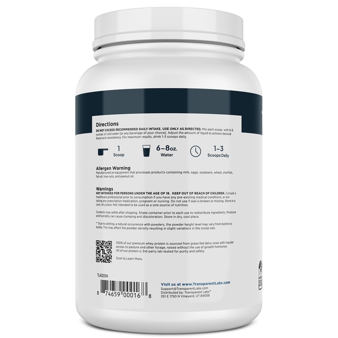 Transparent Labs breakfast bowl with whey shake features quick post-workout fuel.
