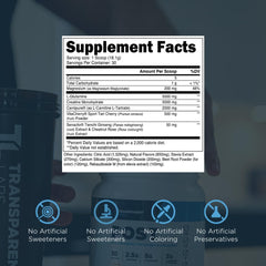 Transparent Labs Post scoop included for measured servings