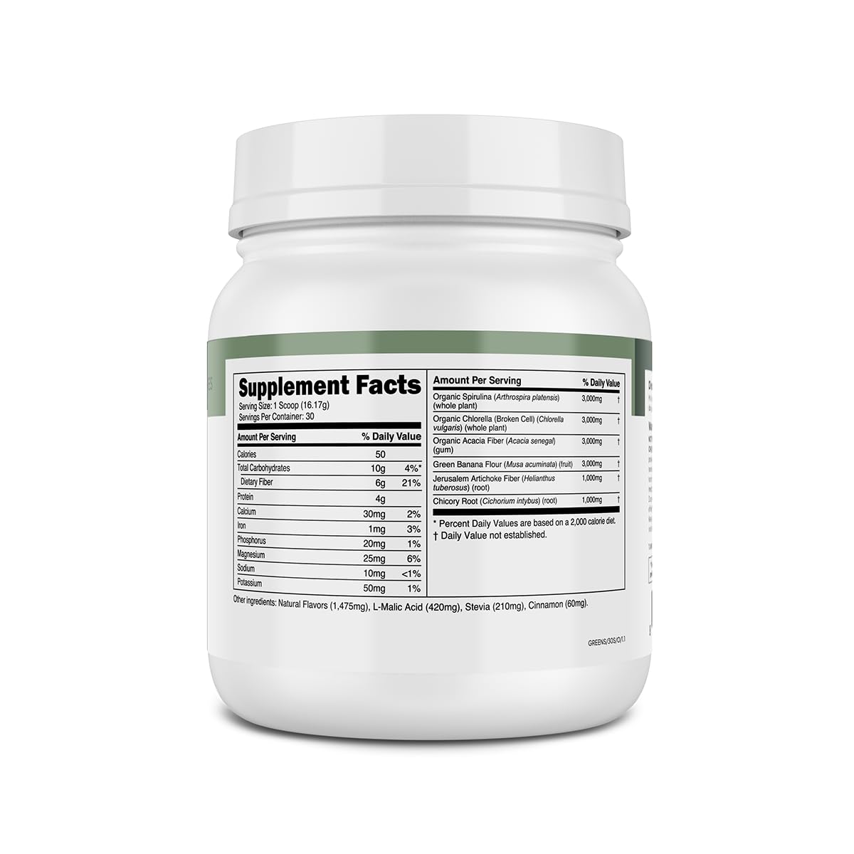 Mixing Transparent Labs Prebiotic Greens with water for a refreshing drink.