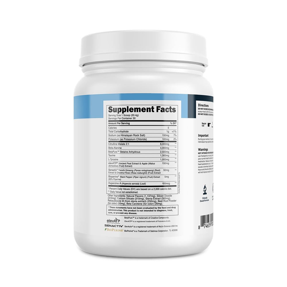 Transparent Labs Stim-Free label close-up emphasizes clarity and no hidden blends.