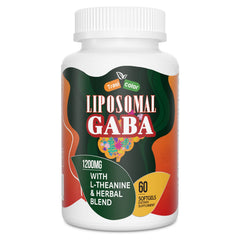 Trasicolor liposomal GABA bottle front view with high absorption formula for daily mood support.