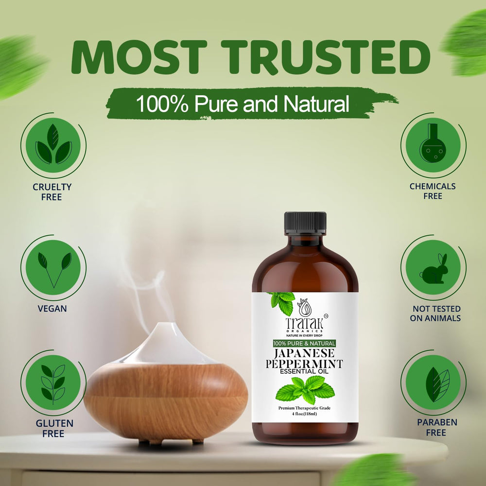 TRATAK ORGANICS uso de limpieza con aceite de menta