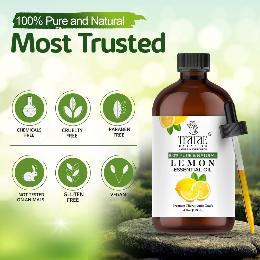 Baño relajante con limón TRATAK ORGANICS para spa en casa