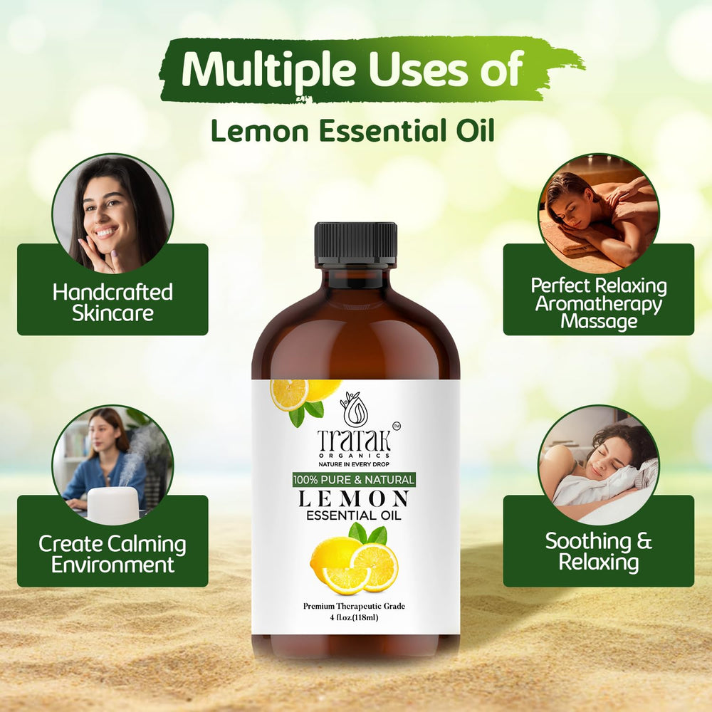 Velas artesanales con limón TRATAK ORGANICS crean ambiente fragante