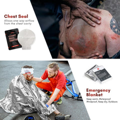 Trauma Kit Compact IFAK Nasopharyngeal airway aids airway management.