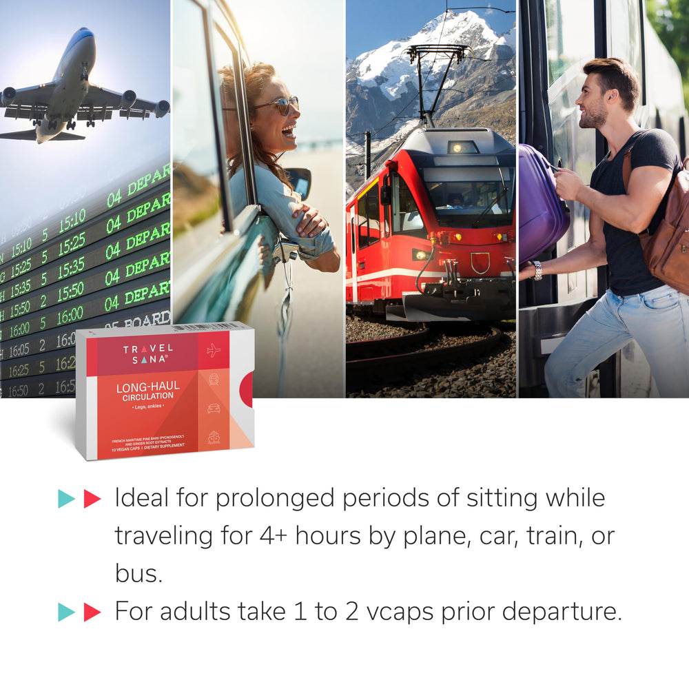 Travelsana Vegan Gluten-Free Ingredients label emphasizes dietary compatibility for travelers.
