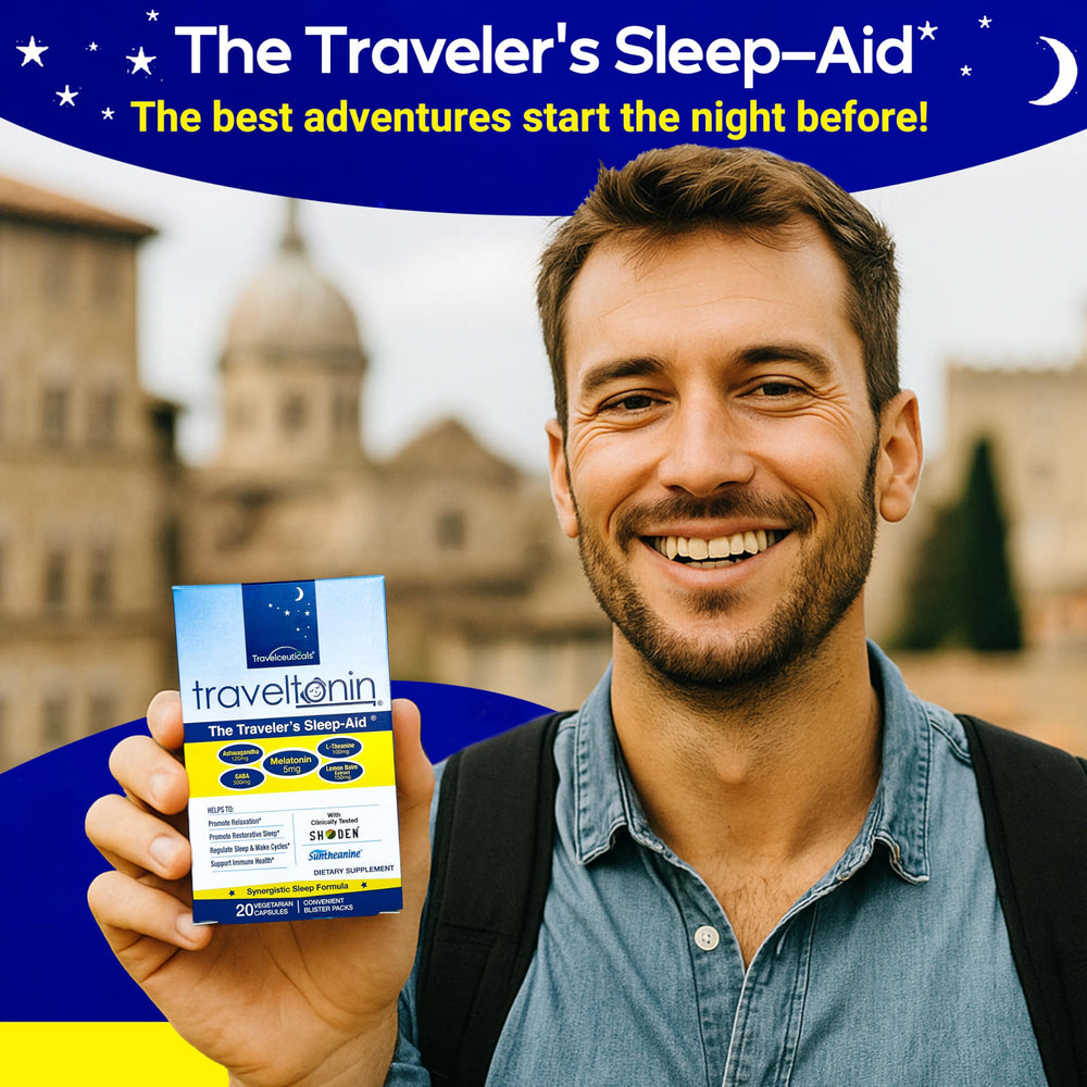 Traveltonin blister-pack-travel keeps capsules secure and ready for journeys.