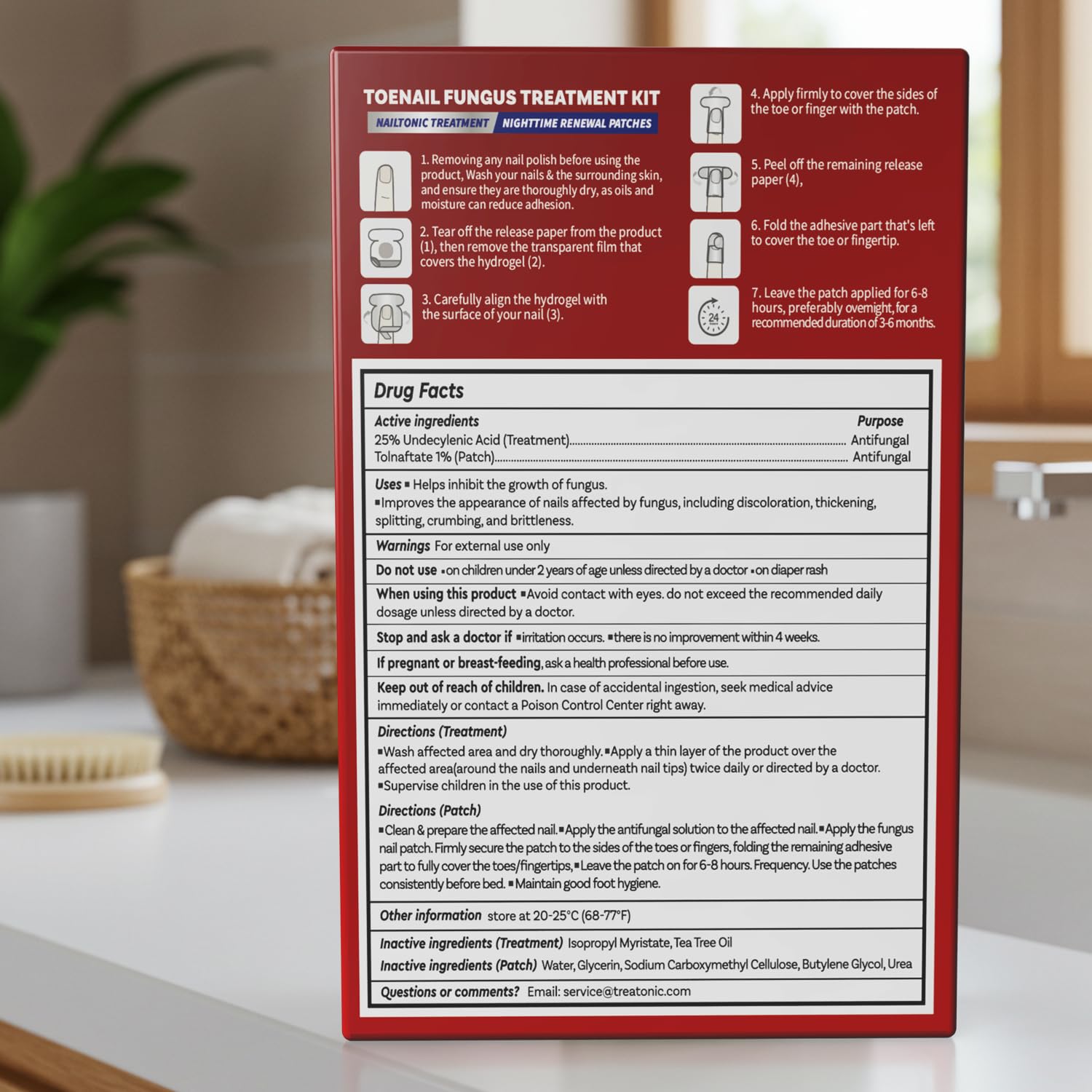 Treatonic active lifestyle usage scene shows convenient at-home treatment