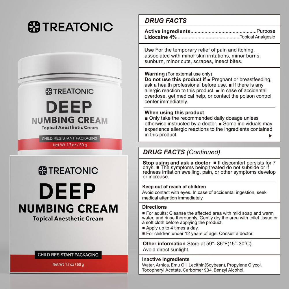 Treatonic cream texture is lightweight and non-greasy.