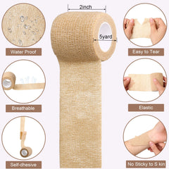 Treela 2-inch elastic bandage roll offering breathable support during activity